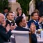 Jamuan santap malam kenegaraan, antara Presiden Republik Indonesia Prabowo Subianto dan Presiden Republik Prancis Emmanuel Macron yang digelar pada Rabu malam, 28 Mei 2025, di Istana Negara, Jakarta.. (Dok. Tim Media Prabowo Subianto)