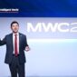 Leon Wang, President of Huawei's Data Communication Product Line, unveils the NG WAN architecture