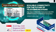 Asia Tech x Singapore - CommunicAsia 2026: FICER Transceivers and OTN DWDM Solution for Backbone Connection.