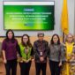 Akademisi & Praktisi Sektor Keuangan Ibrahim K. Rohman, Direktur Eksekutif AFPI Yasmine M. Sembiring, Direktur Keuangan AdaKami Valentina Juveline, Deputi Direktur Pengawasan Usaha Pembiayaan Berbasis Teknologi OJK Anjar Sumarjati, Kepala Kajian Transformasi Digital & Studi Perilaku LPEM FEB UI Prani Sastiono, Direktur Kelompok Spesialis Riset & Widyaiswara OJK Institute Ida R. Sipahutar & Kepala LPEM FEB UI Chaikal Nuryakin, dalam konferensi pers Diseminasi Kajian Dampak Fintech Lending Terhadap Kondisi Sosial Ekonomi Masyarakat: Studi Kasus AdaKami.