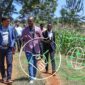 Dr. Rajiv Shah, President of The Rockefeller Foundation, and Denis Karema, Co-Founder and CEO of SokoFresh, visiting a farm outside Nairobi, Kenya, benefiting from solar-powered refrigeration thanks to investments by the Global Energy Alliance for People and Planet in collaboration with CLASP.