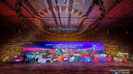 At the Closing & Awards Ceremony of the 10th Huawei ICT Competition Global Final
