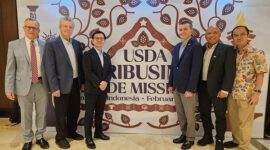 USSEC leadership, the USSEC Indonesia team, and U.S. Soy farmers at the USDA Agricultural Trade Mission to Indonesia — highlighting U.S. Soy’s strong partnerships across the region.