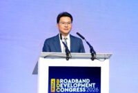 Bob Chen, President of Huawei Optical Business Product Line, Delivering the Speech