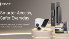 EZVIZ welcomes Indonesian families with newly launched products and exclusive promotions at the first stop of its national tech roadshow at Pakuwon Mall in Surabaya from Oct.20–25, 2026.